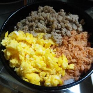 簡単三色丼